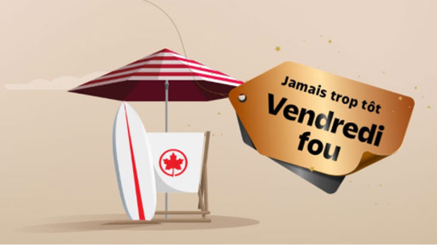 VENDREDI FOU AIR CANADA